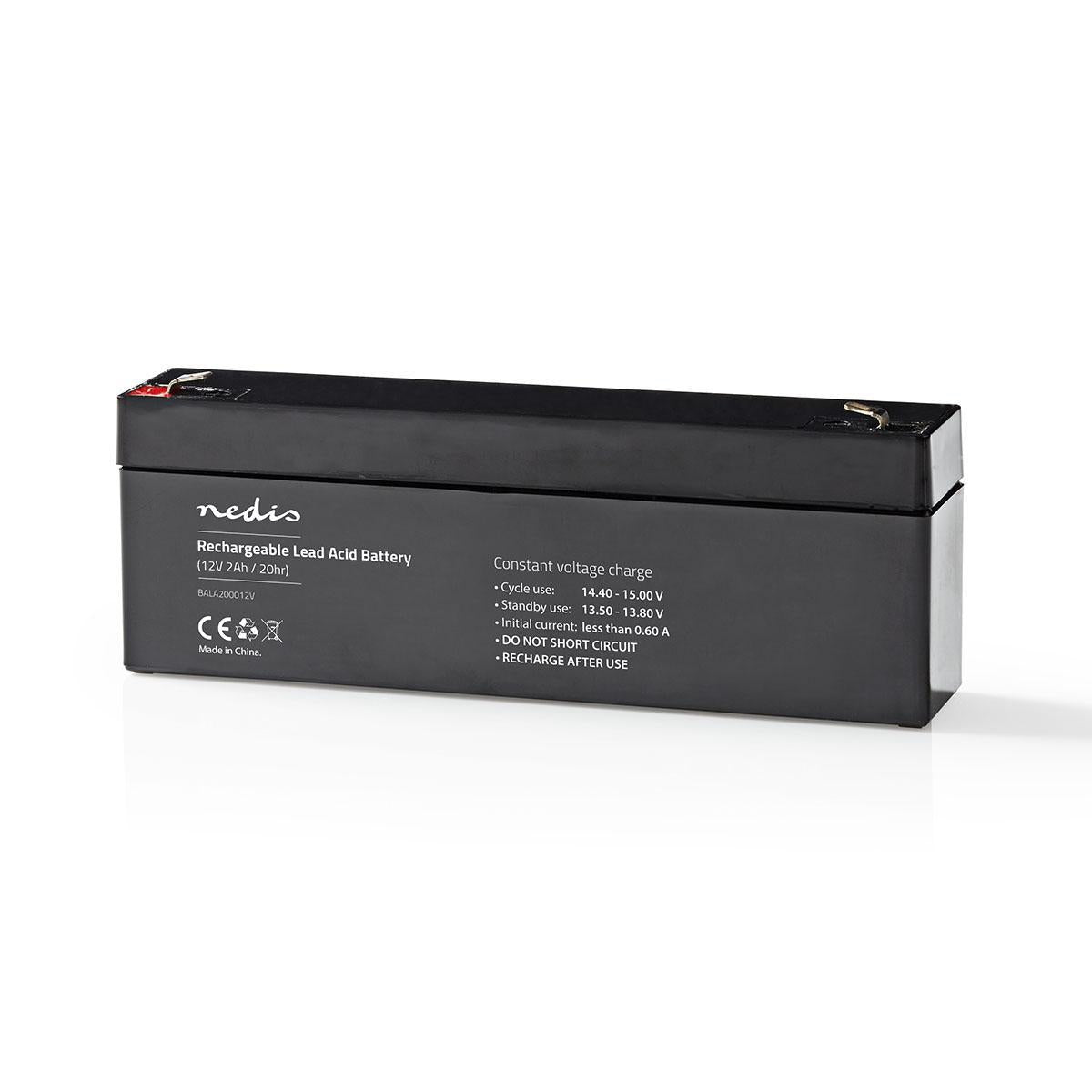 Rechargeable lead acid battery | Lead-acid | Rechargeable | 12 V| 2000mAh