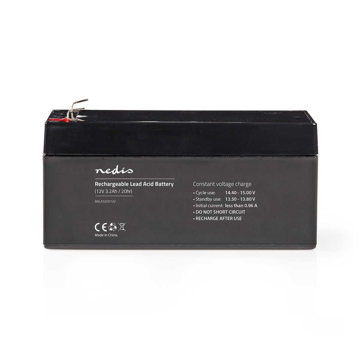 Rechargeable lead acid battery | Lead-acid | Rechargeable | 12 V| 3200 mAh