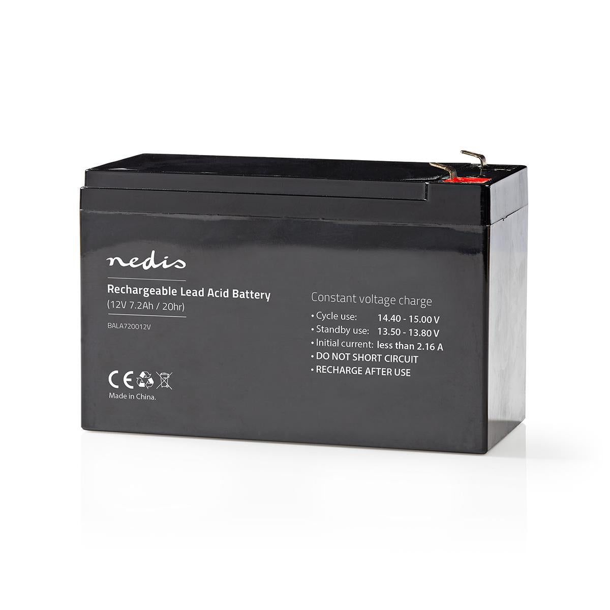 Rechargeable lead acid battery | Lead-acid | Rechargeable | 12 V| 7200 mAh