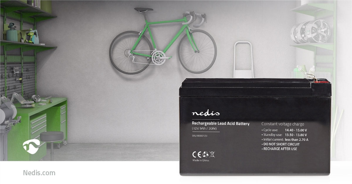 Rechargeable lead acid battery | Lead-acid | Rechargeable | 12 V| 9000mAh