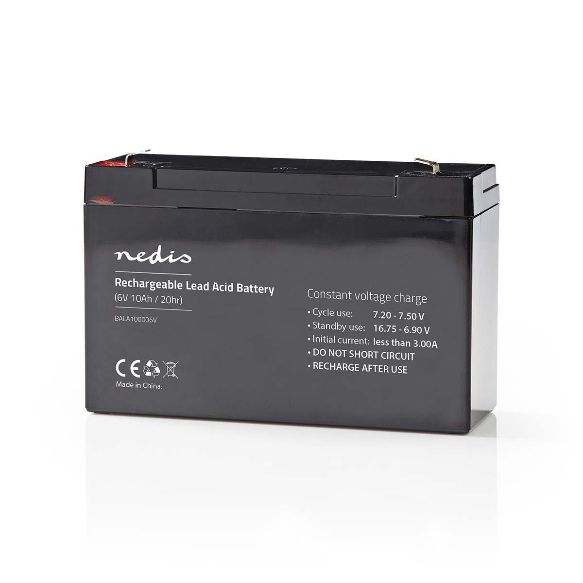 Rechargeable lead acid battery | Lead-acid | Rechargeable | 6 V| 10000mAh