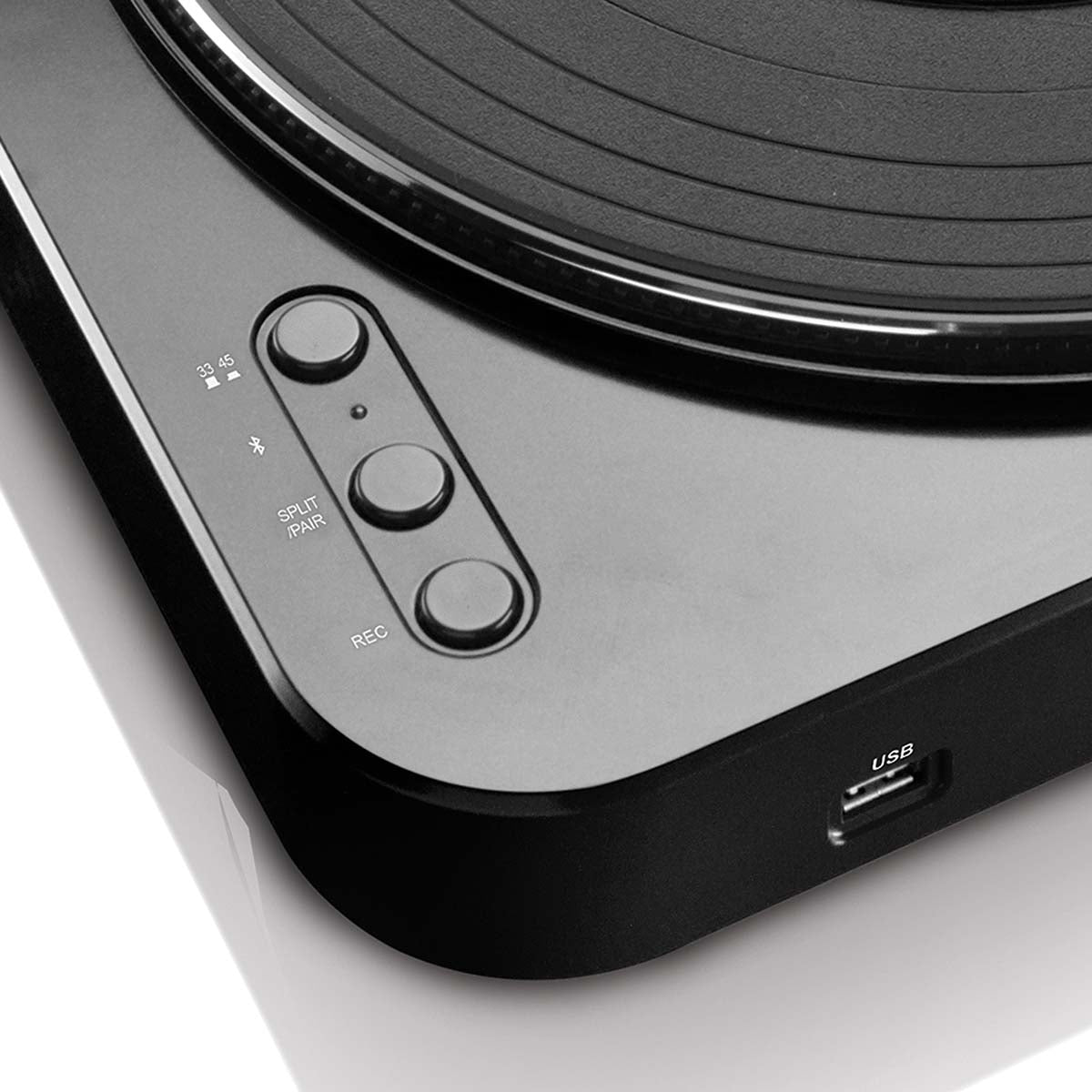Record Player with direct encoding and Bluetooth® Black