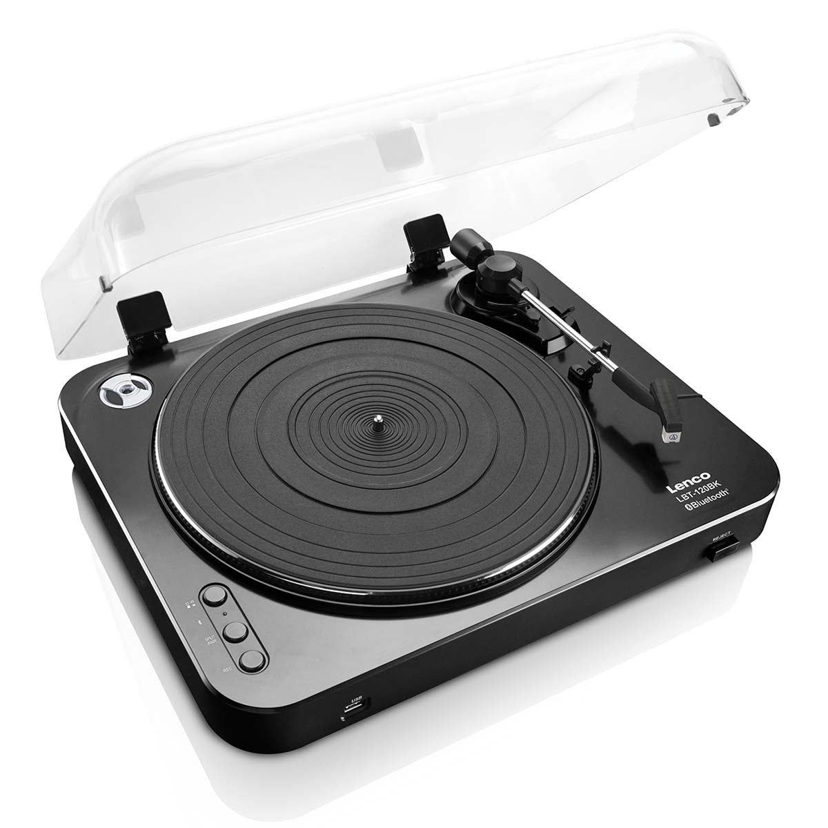 Record Player with direct encoding and Bluetooth® Black