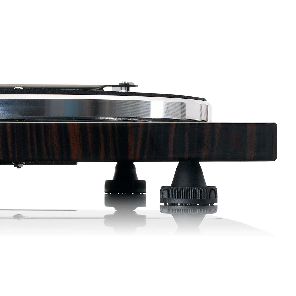 Record player with Bluetooth® transmission dark brown