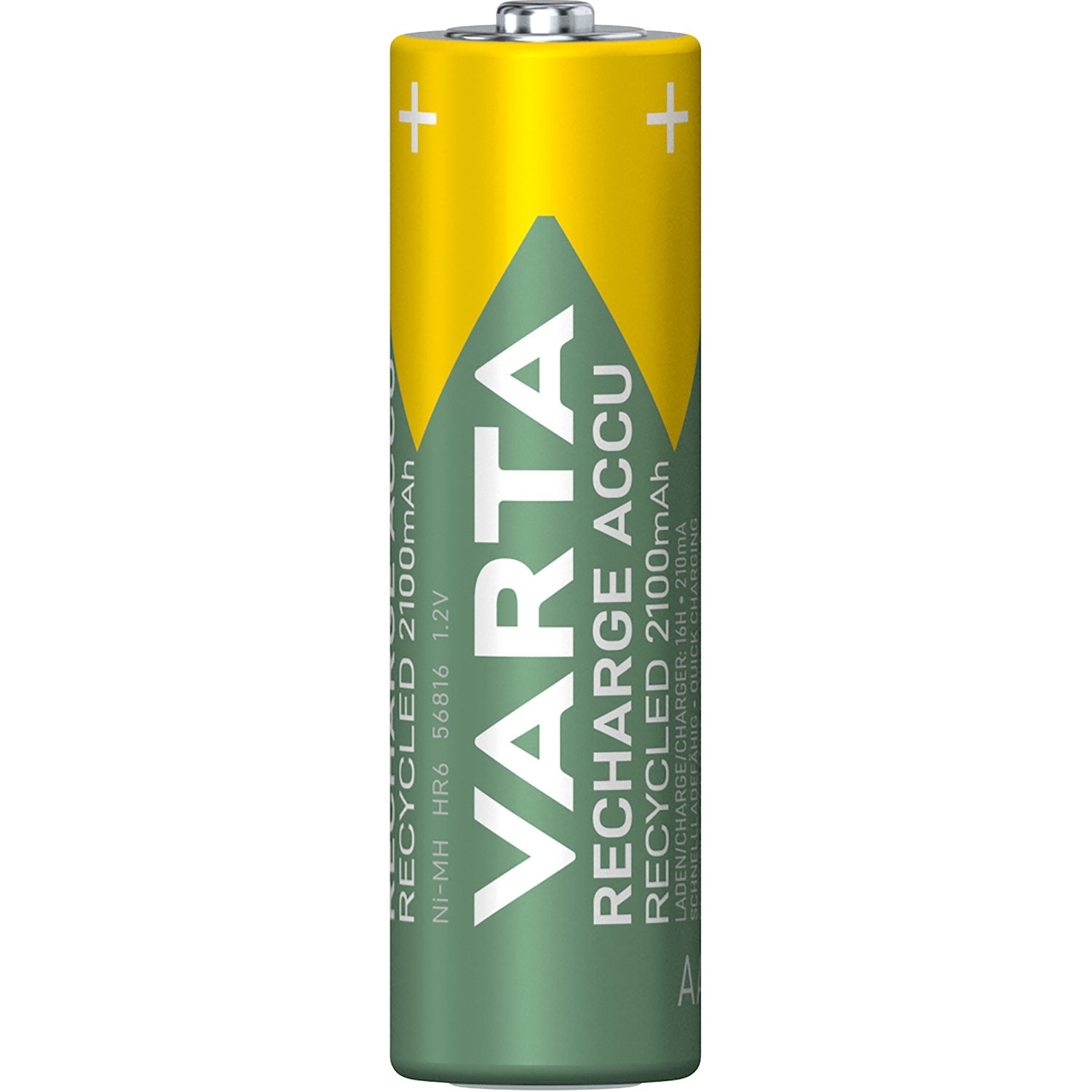 Recycle Rechargeable battery AA 2100 mAh 4-p