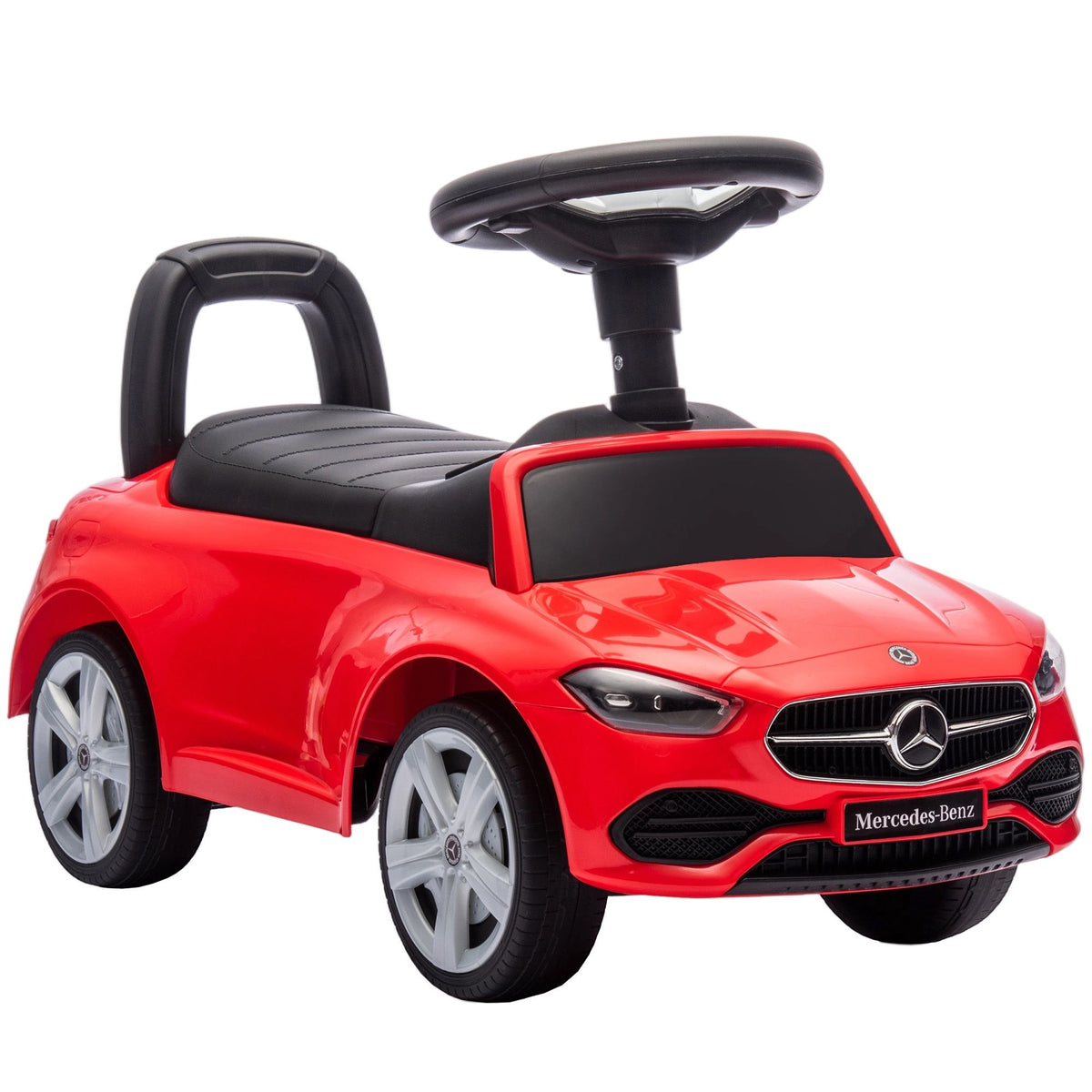 Red Ride-On Car for Kids 18-36 Months with Horn & Storage
