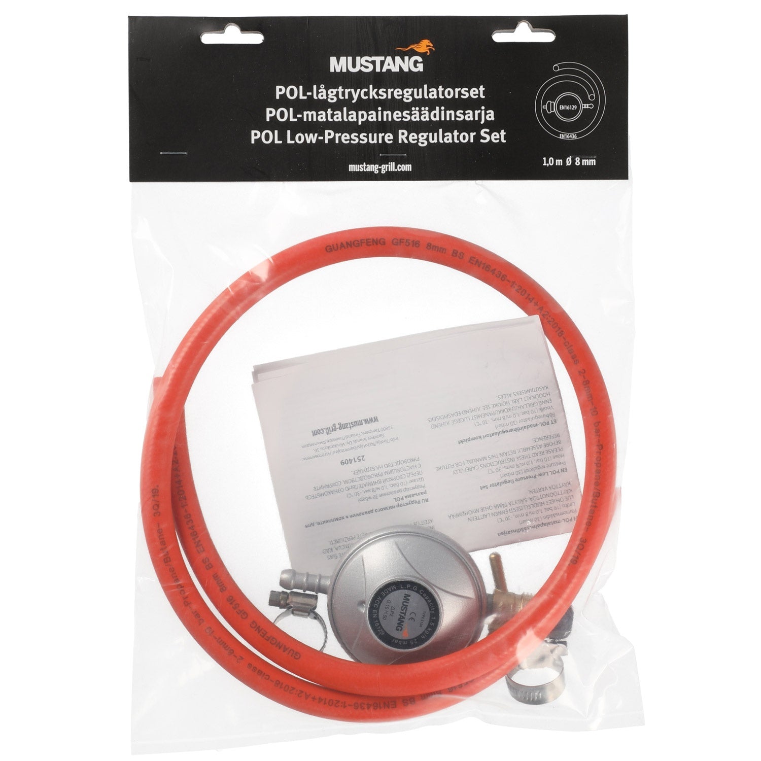 Regulator set for Swedish tubes