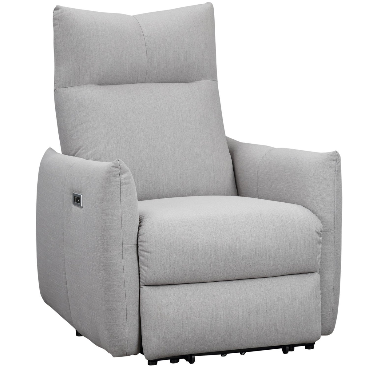Relaxation Chair, Lounge Chair, Tv Armchair, Single Sofa, 140° Tiltable, Tv Armchair With Usb Port, Up To 150 Kg, 52.2W, Polyester, Gray, 77 X 89 X 107 Cm