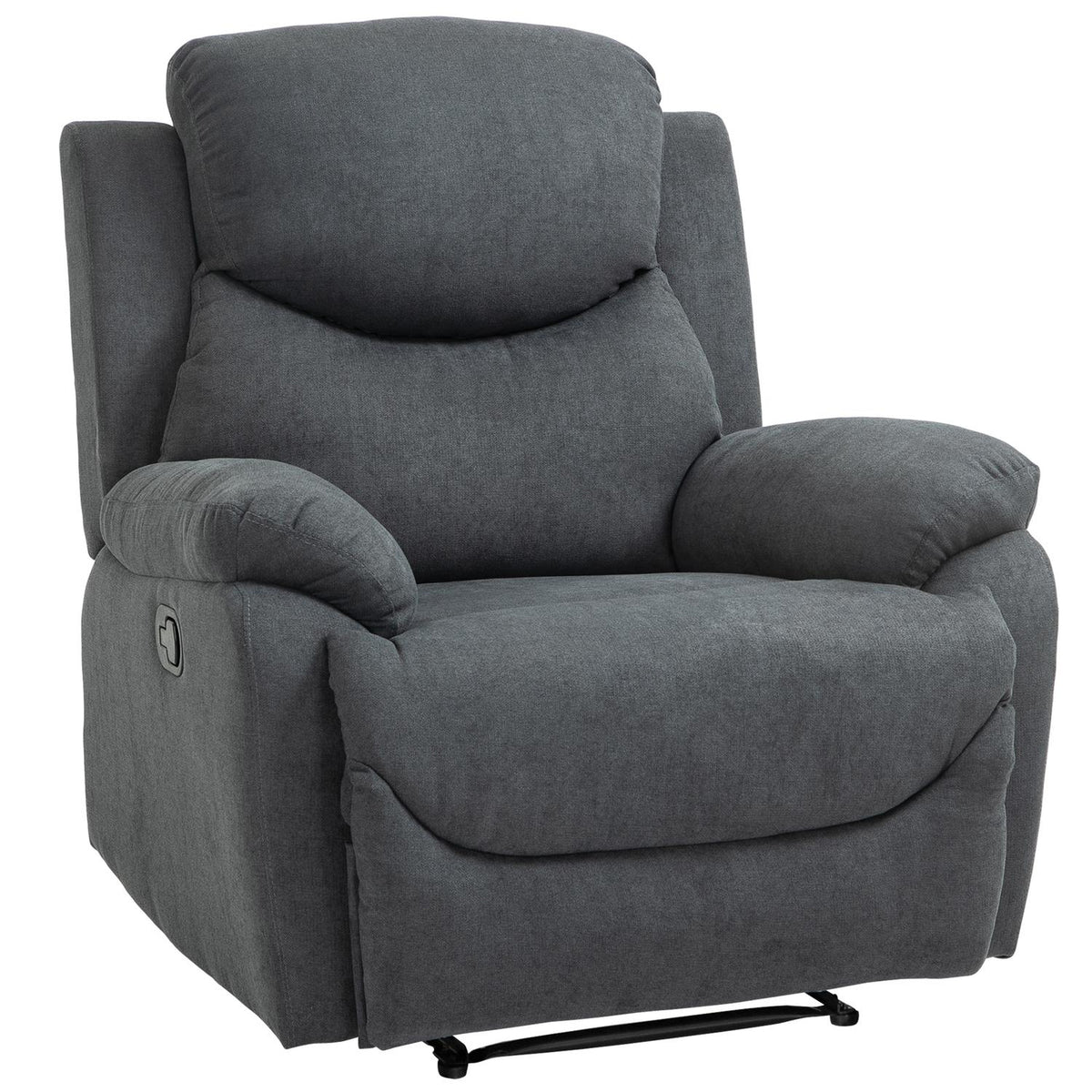Relaxation Chair, Tv Chair With Reclining Function, Reclining Chair In Linen Look, Up To 150 Kg, Tv Chair