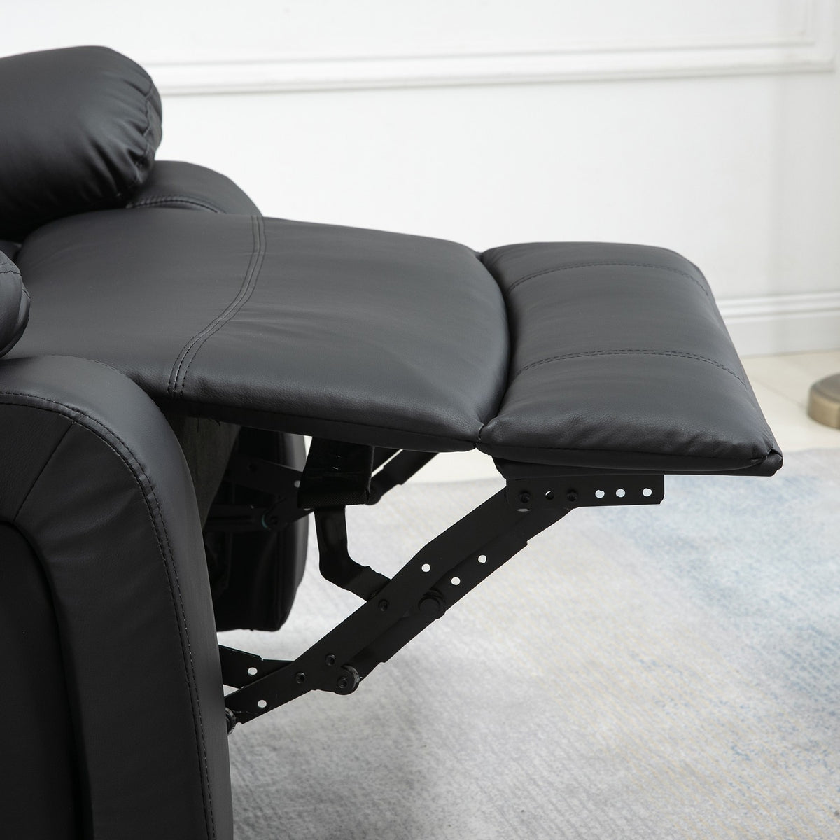 Relaxation chair Massage chair with reclining and rocking function TV chair with 8 vibration heads, side pocket, remote control