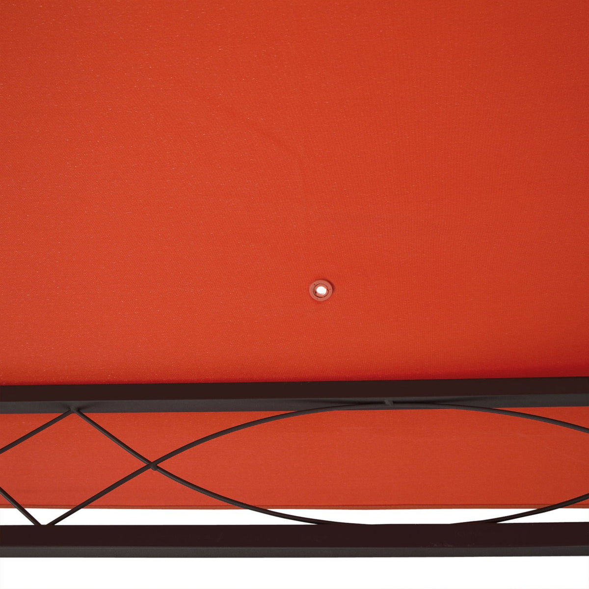 Replacement Roof For Gazebo Sun Protection Gazebo Cover Made Of Polyester, Orange, 2.98 X 2.95 M