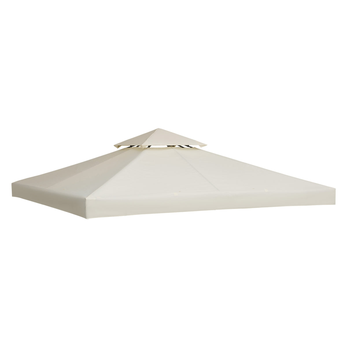 Replacement Roof Gazebo Roof For Metal Gazebo, Garden Gazebo, 3X3M, Cream White, Polyester