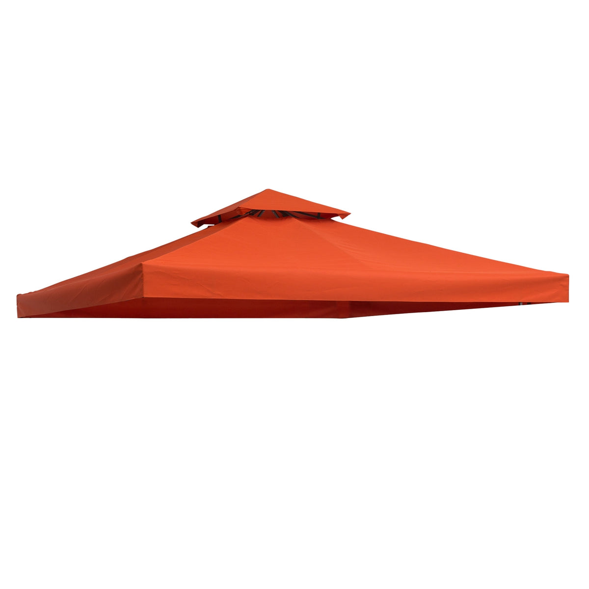 Replacement Roof Gazebo Roof For Metal Gazebo, Garden Gazebo, 3X3M, Rust Red, Polyester