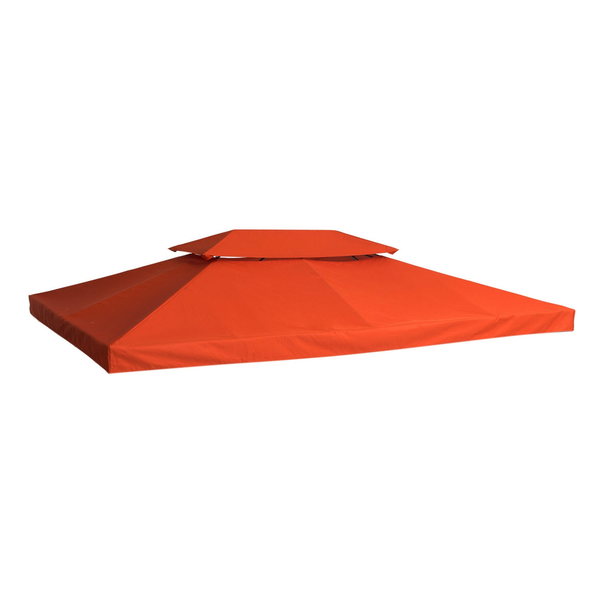 Replacement Roof Gazebo Roof For Metal Gazebo Garden Gazebo Party Tent Garden Tent Polyester 3X4M Rust Red