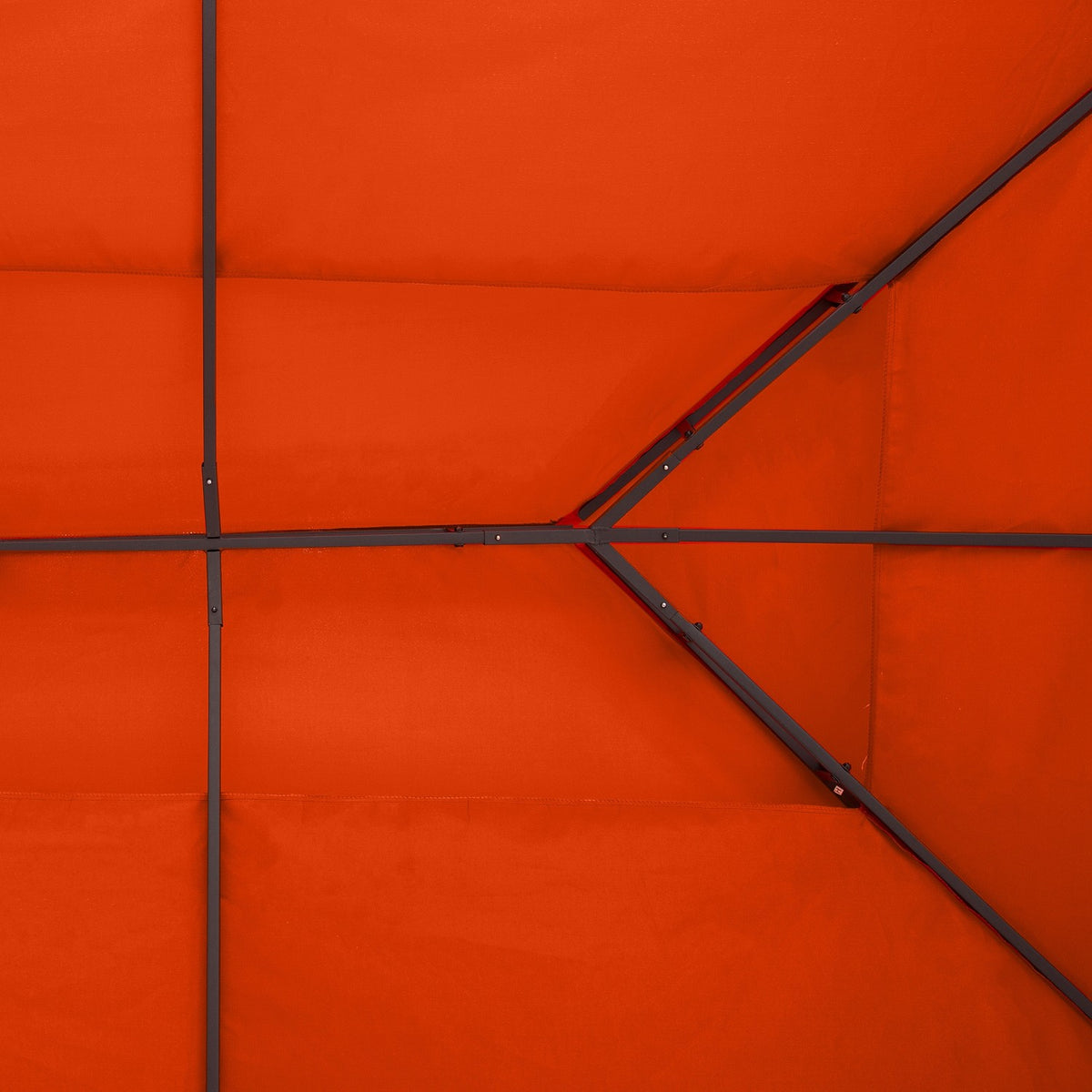 Replacement Roof Gazebo Roof For Metal Gazebo Garden Gazebo Party Tent Garden Tent Polyester 3X4M Rust Red