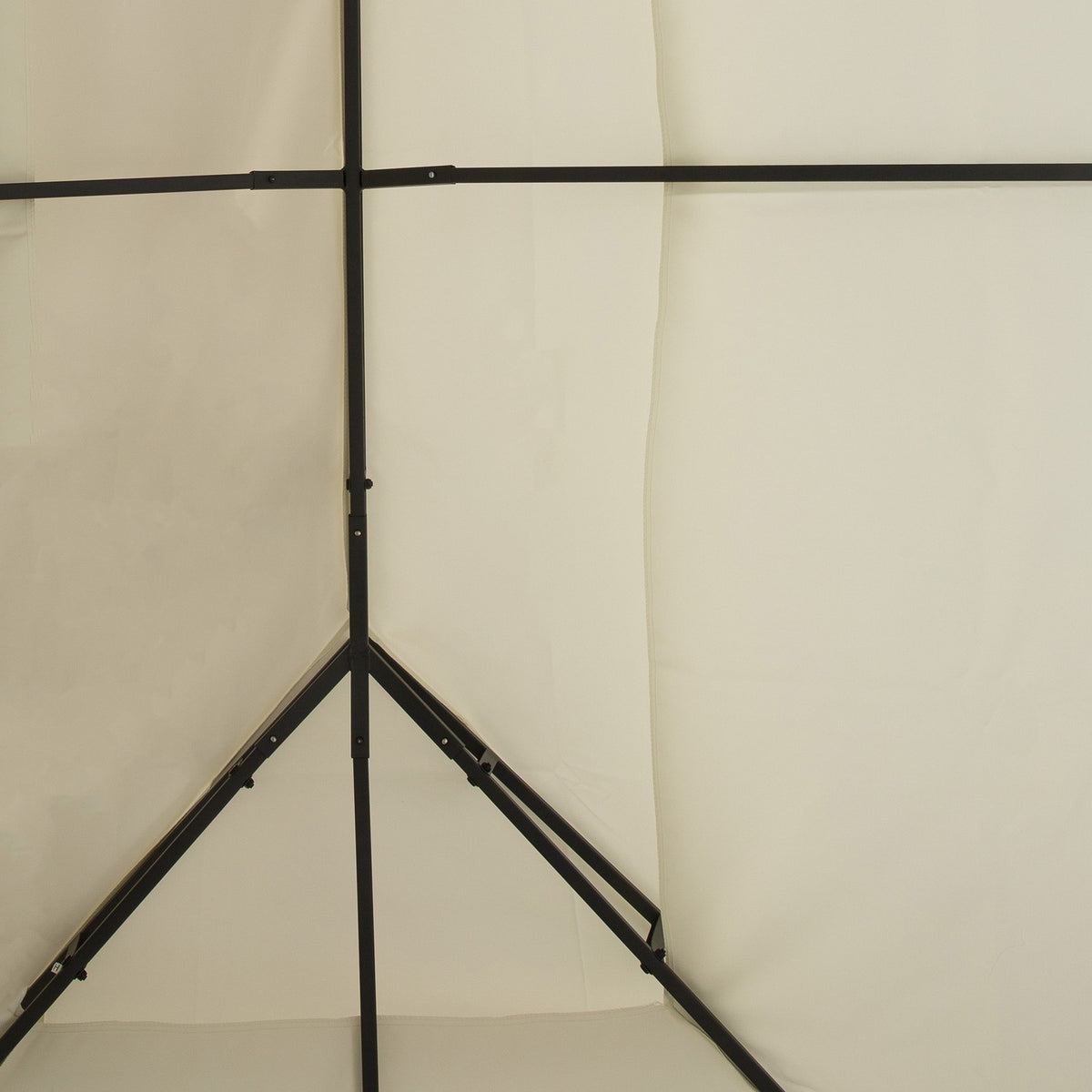 Replacement Roof Gazebo Roof For Metal Gazebo Garden Gazebo With Leakage Opening Party Tent Garden Tent Polyester 4X3M Cream White