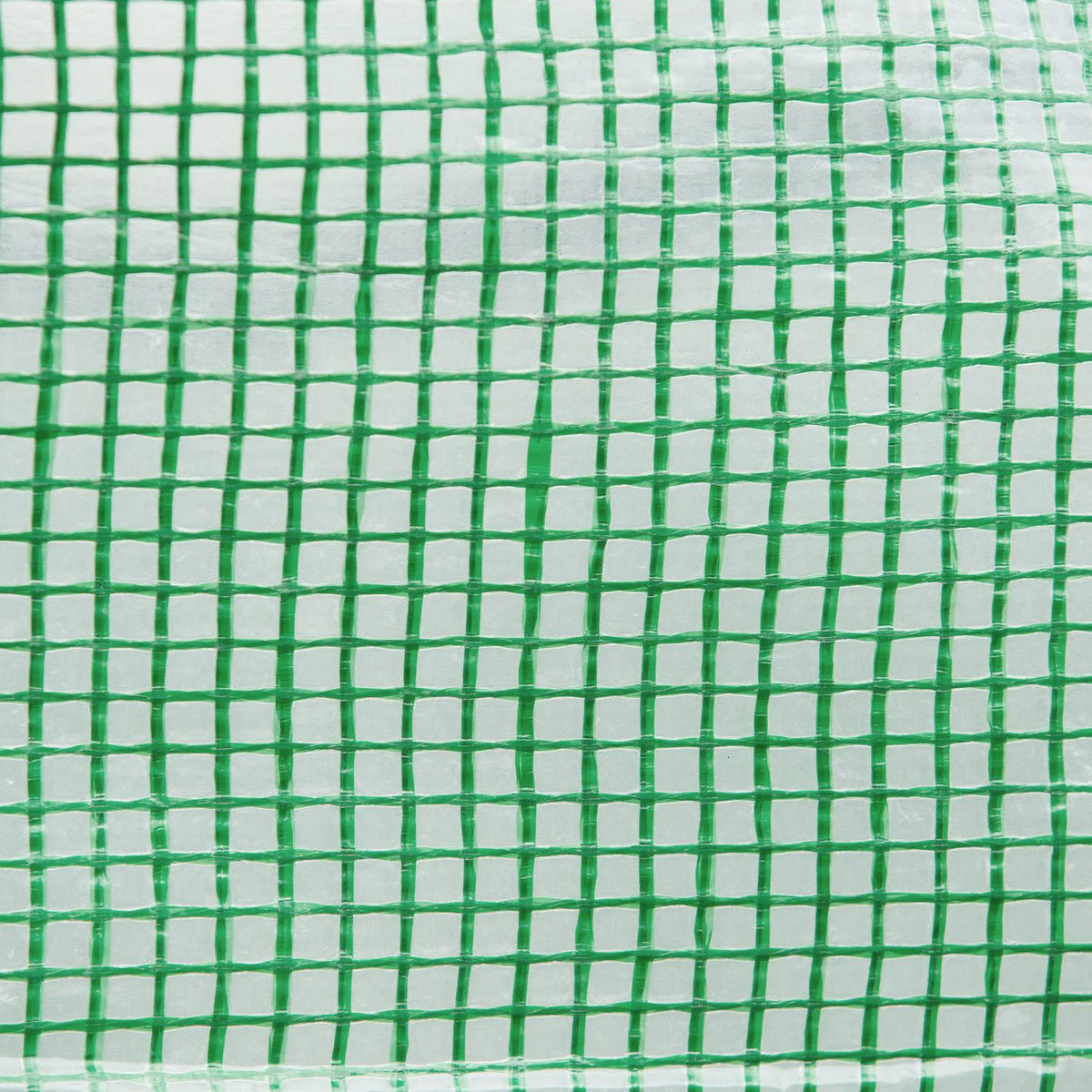 Replacement Tarpaulin for Garden Greenhouse Tunnel 9 m², Tarpaulin Dimensions 3L x 3W x 2H m PE Anti-UV Waterproof 6 Windows + Rollable Zip Door Green