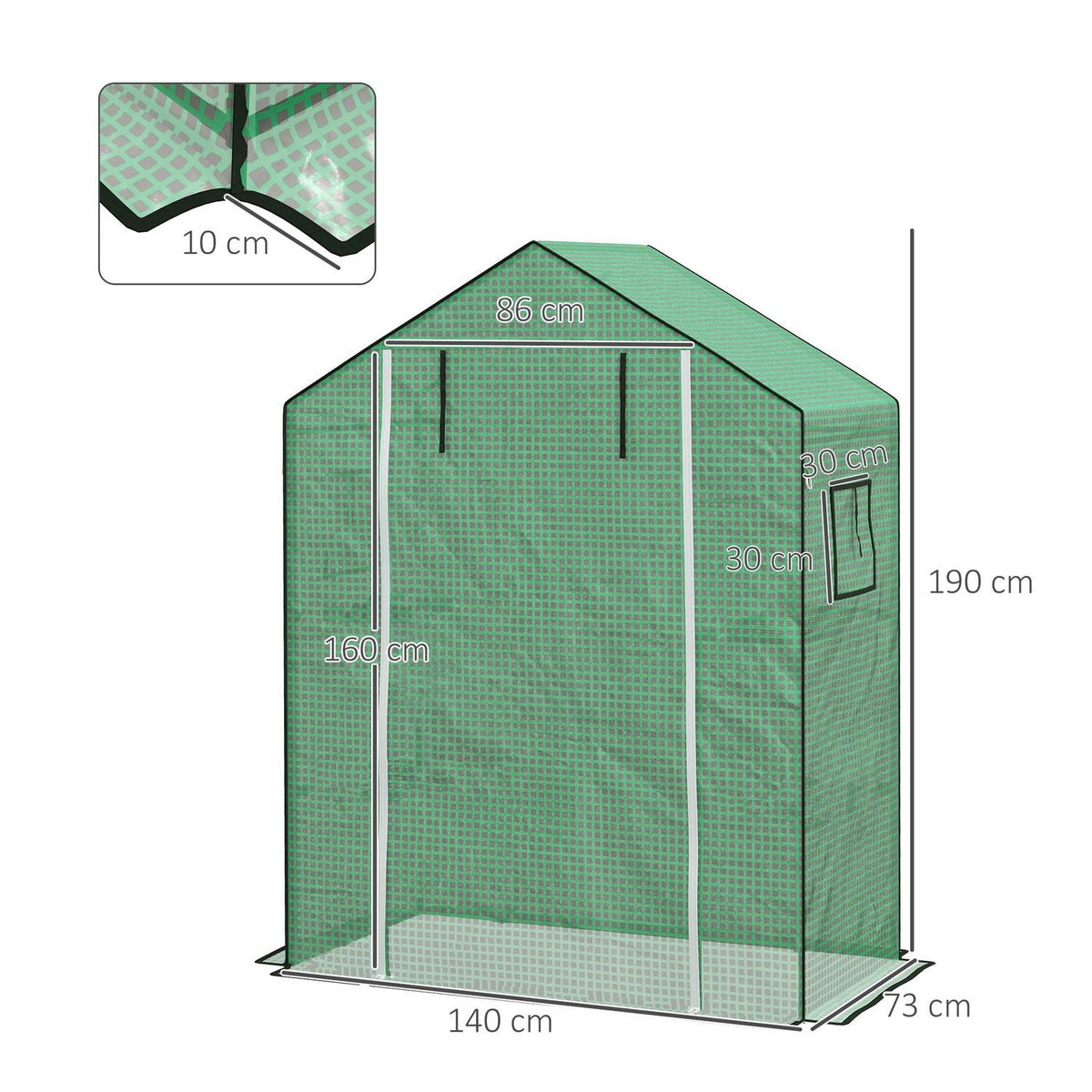 Replacement film PE film with UV protection for greenhouse, roller door & side windows, ideal for tomato house