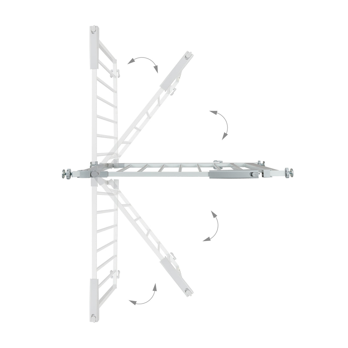 Retractable door guard without drilling
