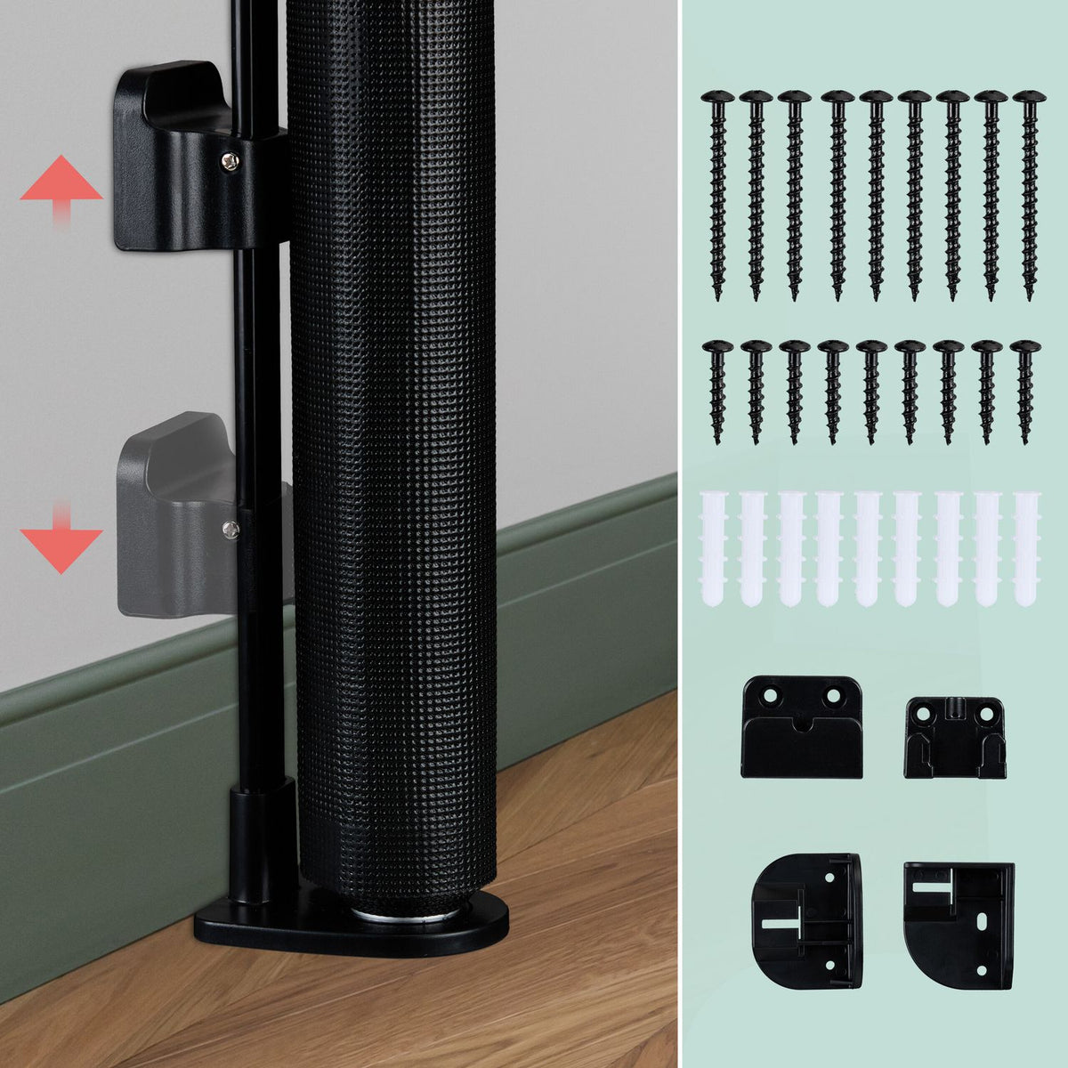 Retractable safety gate