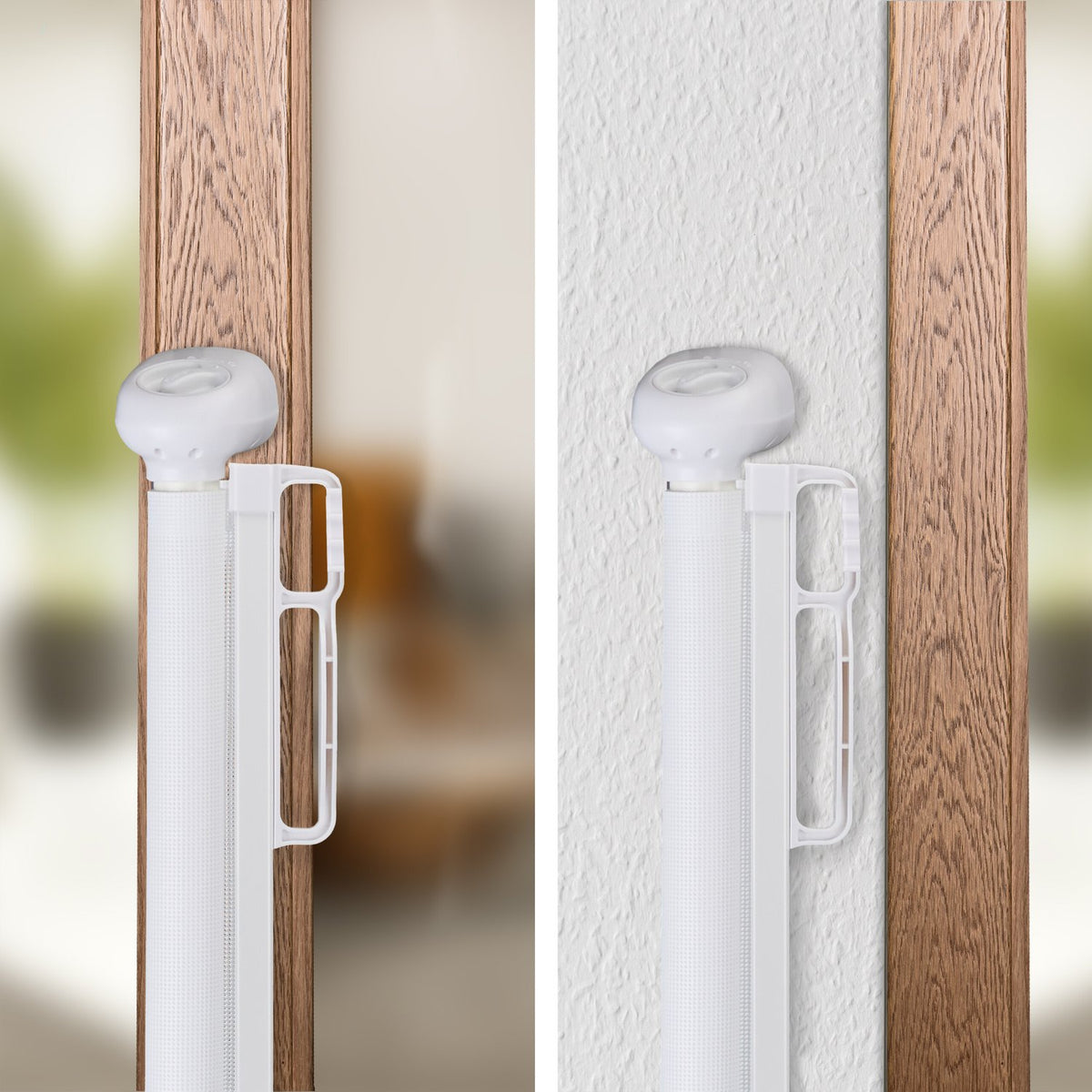Retractable safety gate