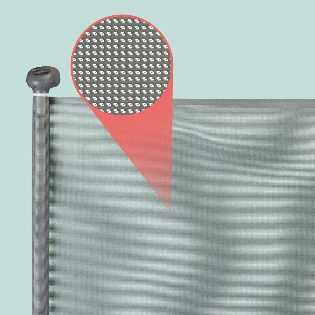 Retractable safety gate