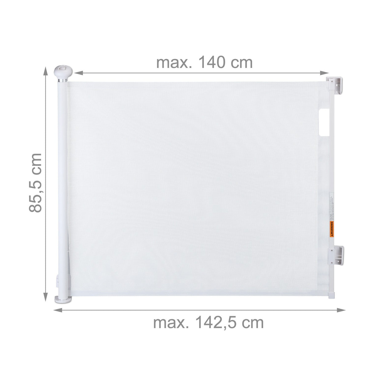 Retractable safety gate