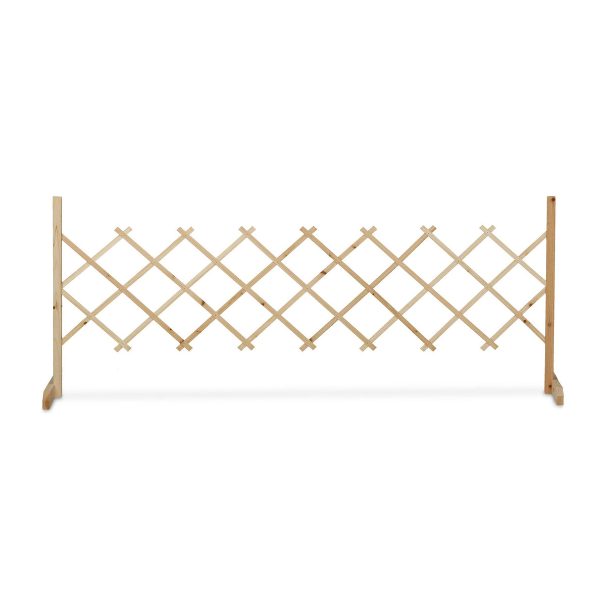 Retractable wooden trellis