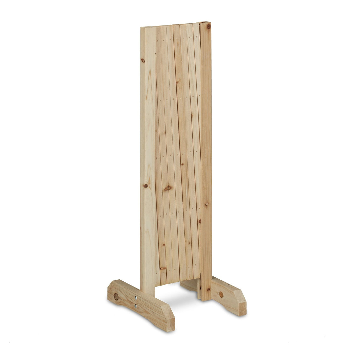 Retractable wooden trellis