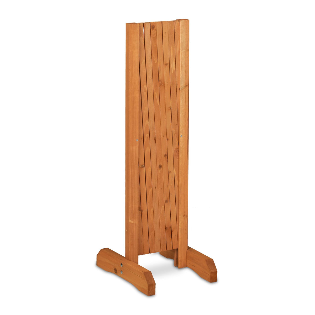 Retractable wooden trellis