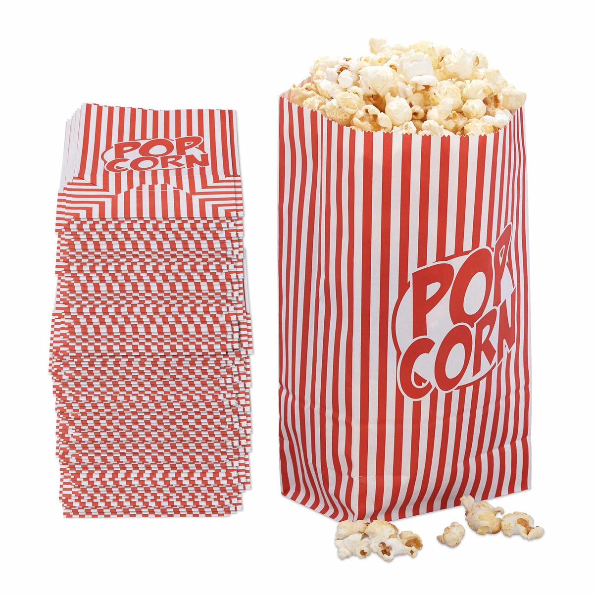 Retro popcorn bags 240 pcs
