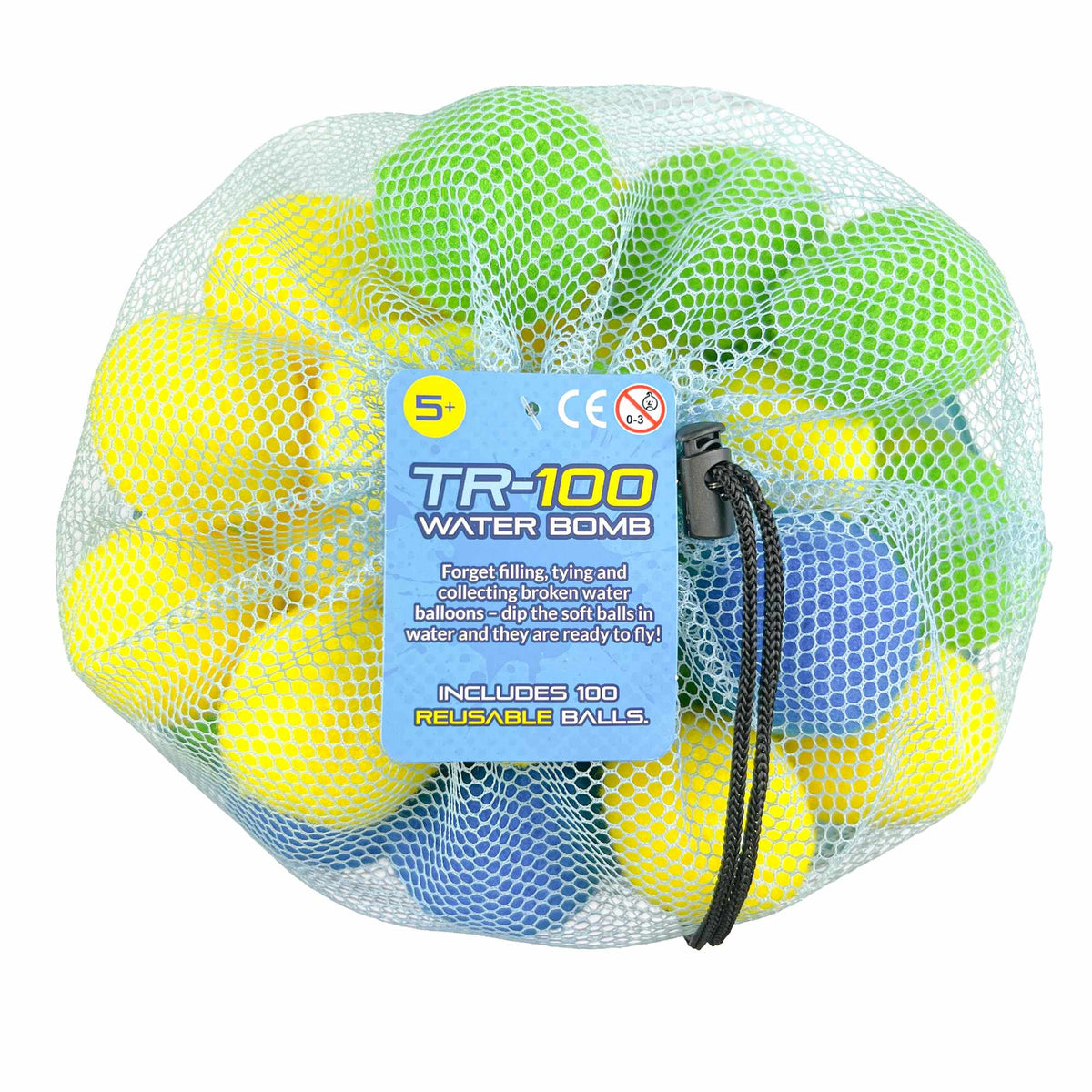 Reusable Water Bomb Balls, 100 Pcs, Soft Material