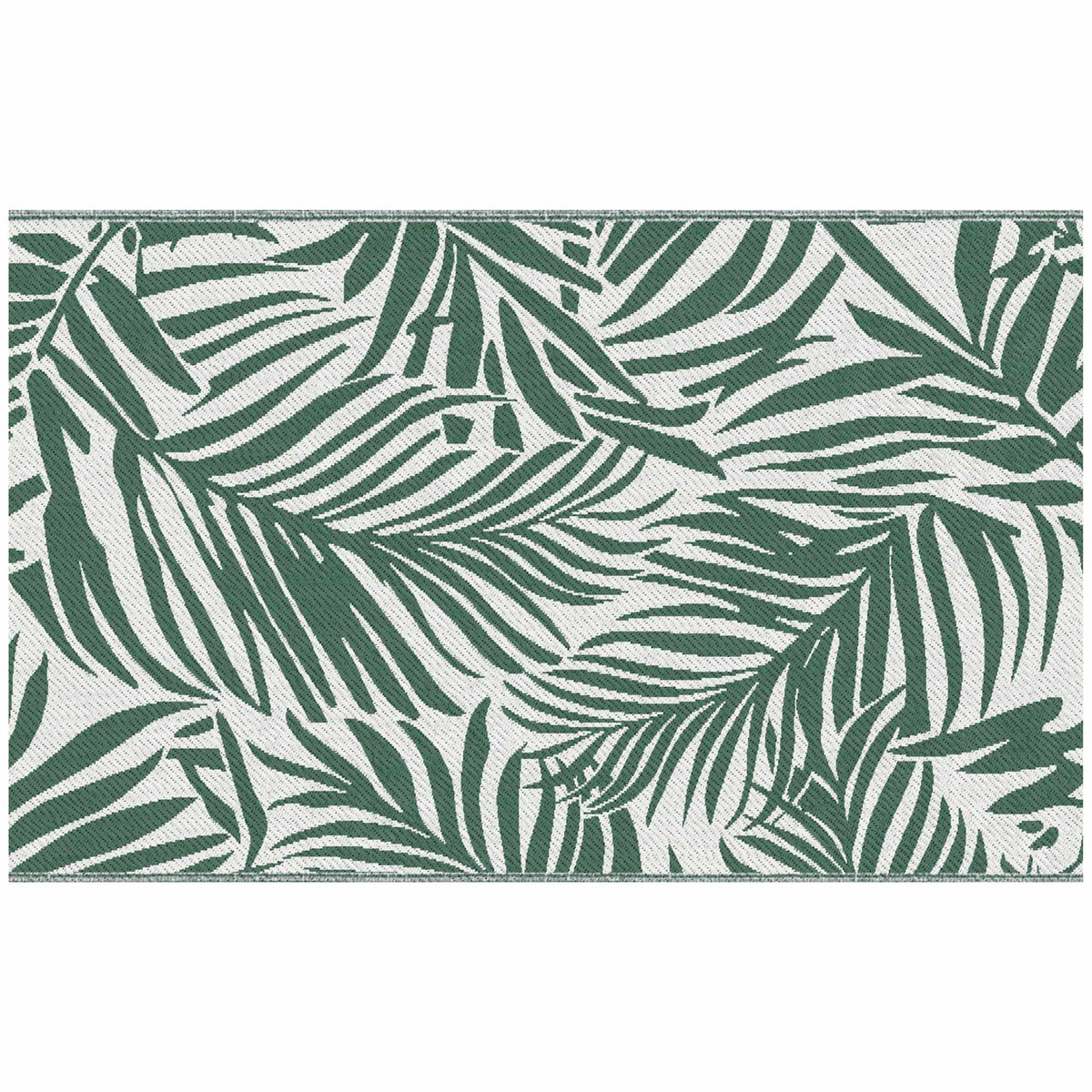 Reversible Outdoor Rug, Waterproof, 152x243 cm, Green