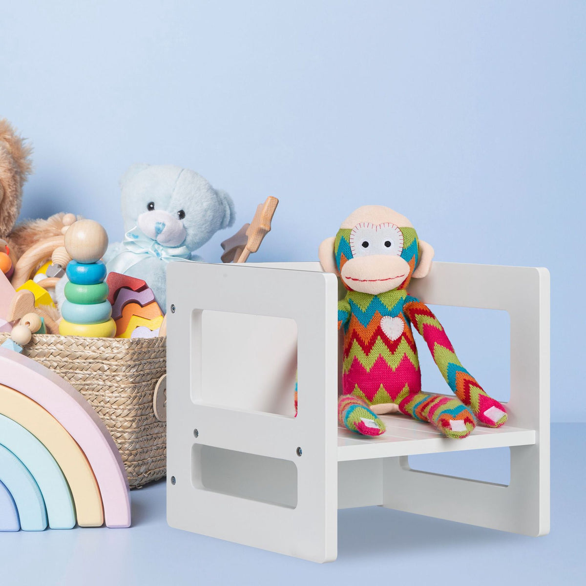 Reversible children's stool