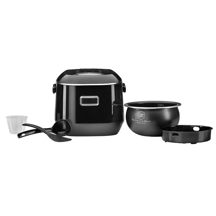 Rice Cooker 2L, 6 Programs, Steamer Basket, Keep Warm