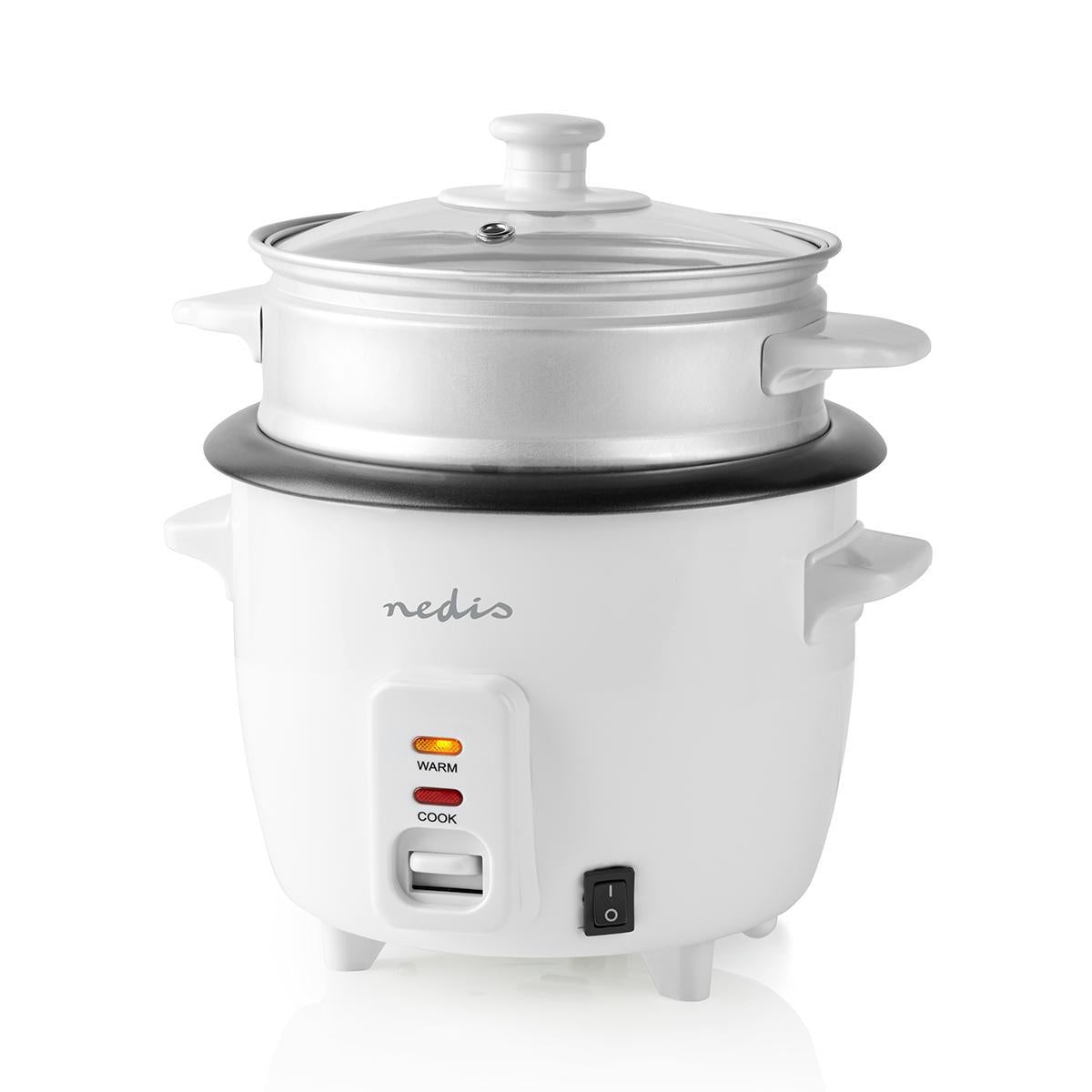 Rice cooker | 0.6 l | 300 W | Undoing machine in aluminum | Non-stick coating | Removable bowl | automatic shutdown
