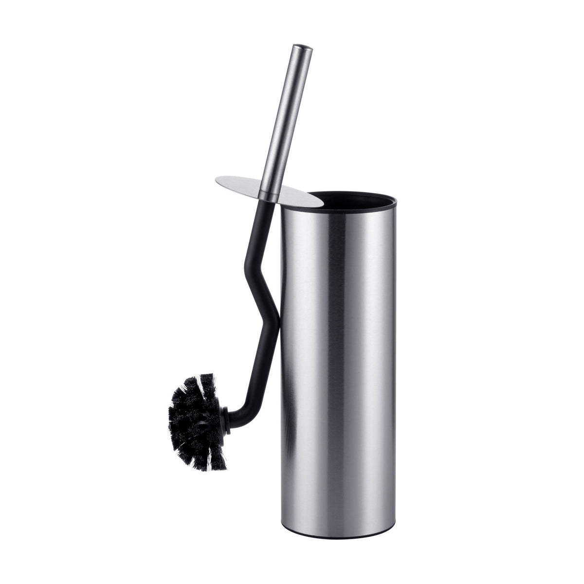 Rim-Cleaning Toilet Brush with Slim Holder
