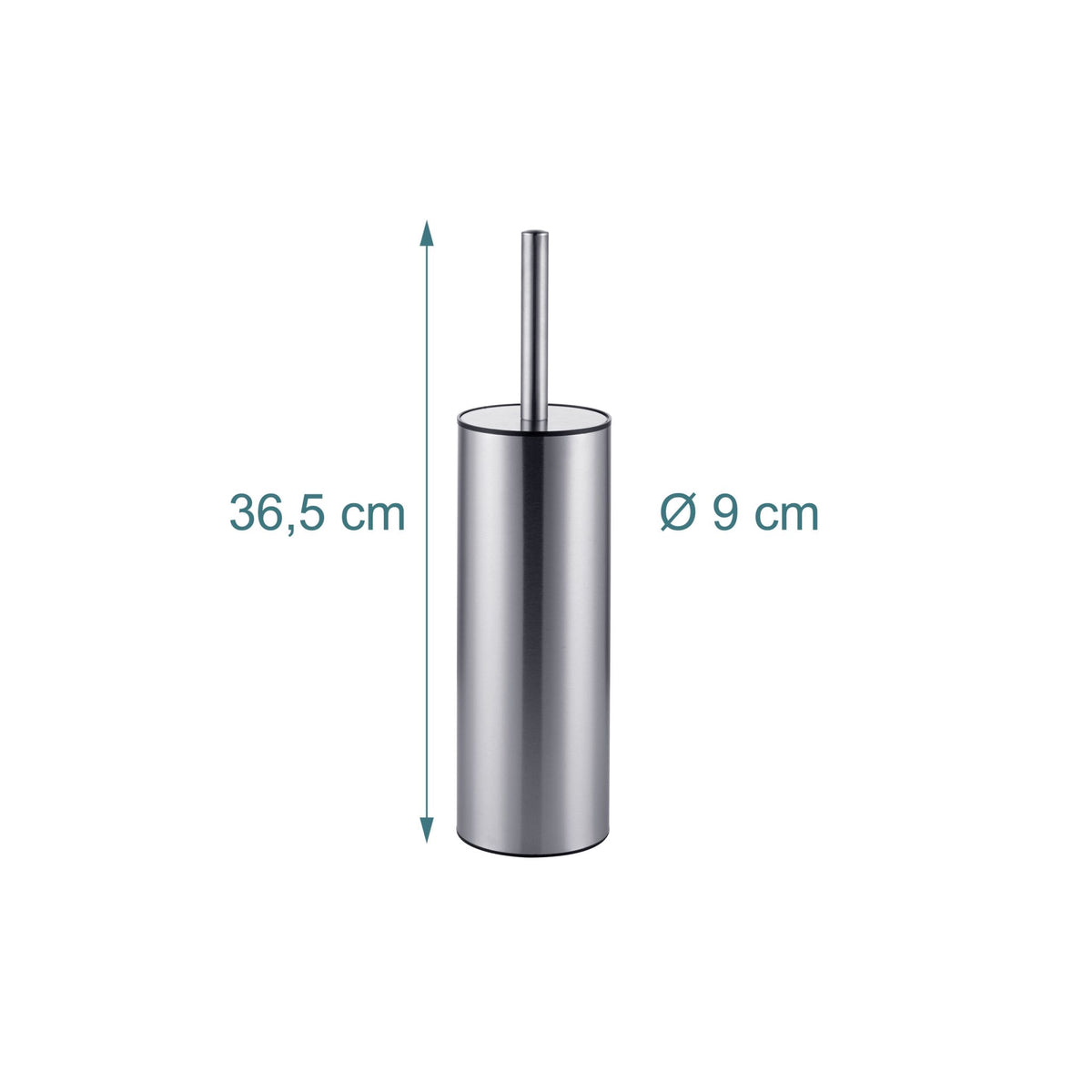 Rim-Cleaning Toilet Brush with Slim Holder