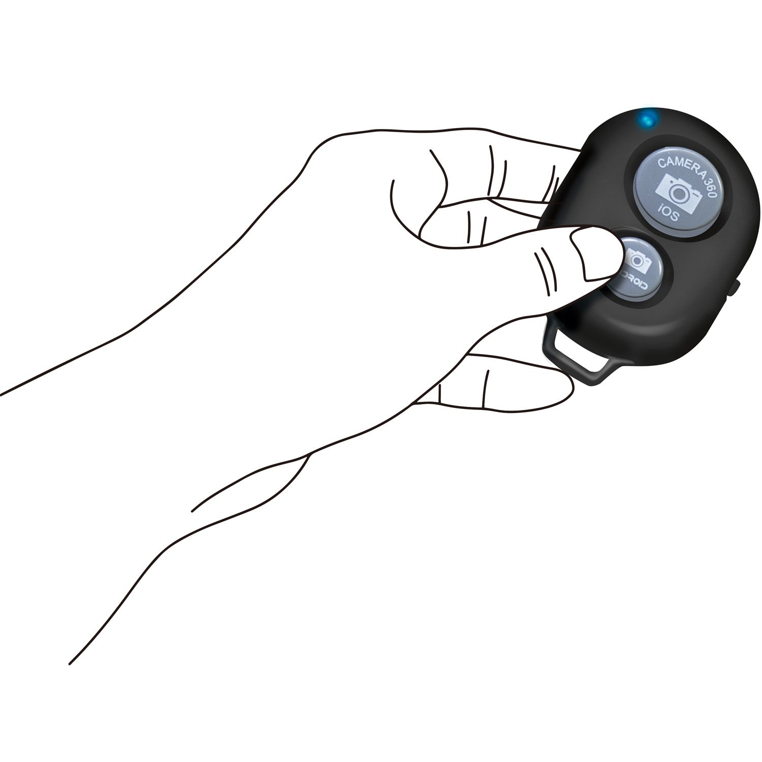 Ring light for smartphone Ø25cm with table stand