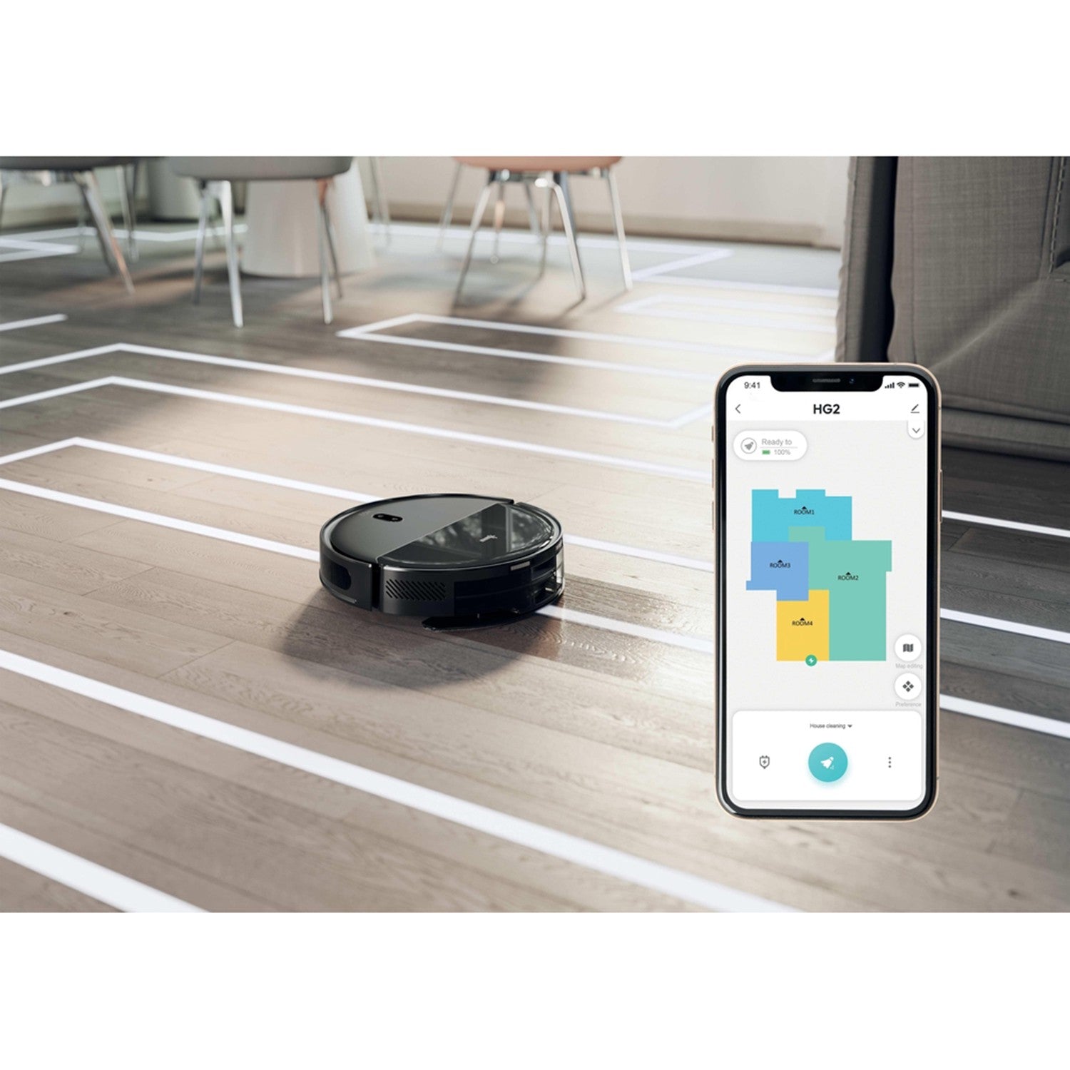 Robot Vacuum And Mop, 5000Pa, Laser Navigation