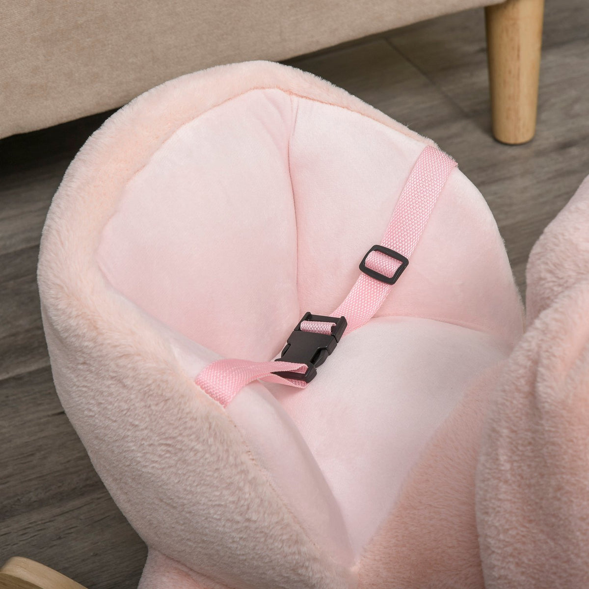 Rocking Horse Rocking Animal Children'S Swing Pink 60 X 33 X 50 Cm