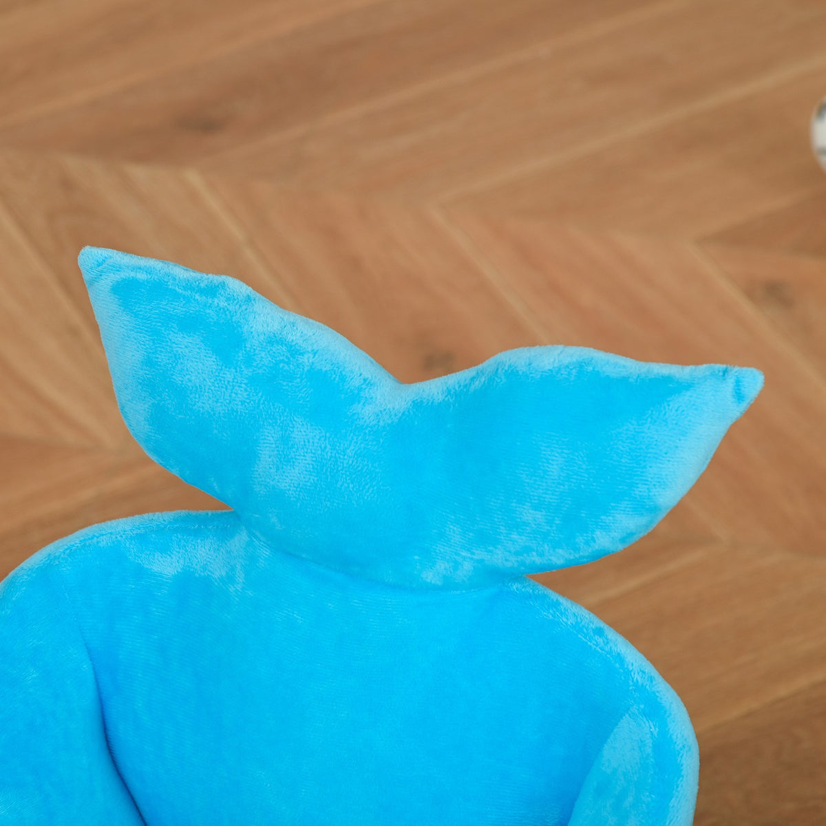 Rocking Horse Rocking Animal With Whale Design Sound Plush Toy For 18-36 Months Children Poplar Wood Blue 60 X 33 X 50 Cm
