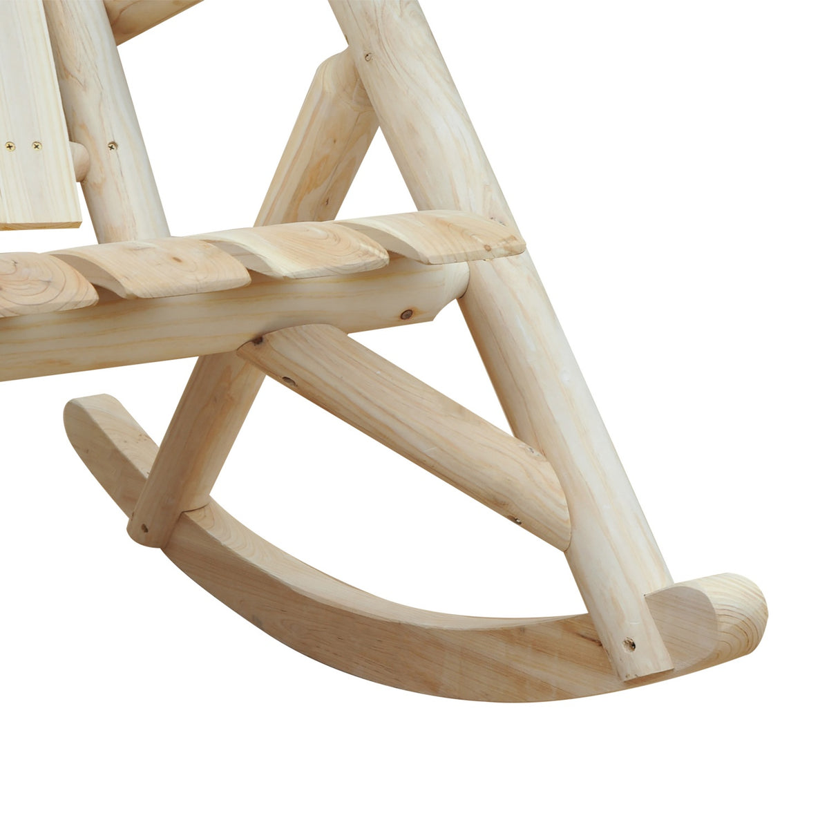 Rocking chair swing chair swing garden chair relaxation chair natural fir wood