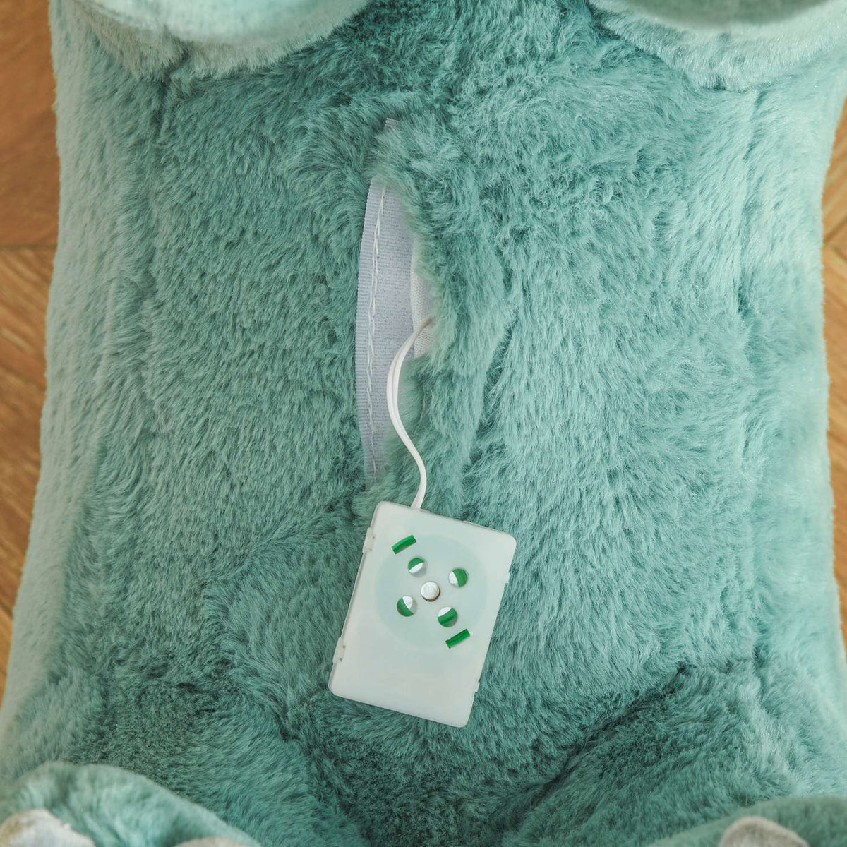 Rocking horse rocking animal for children dark green 64 x 30 x 54 cm, stable & safe, ideal for playroom