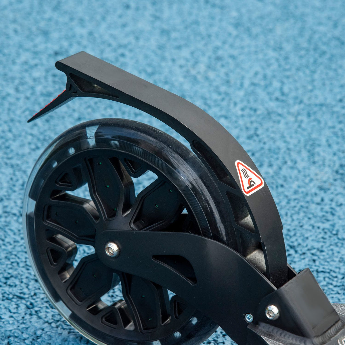 Roller Scooter Kick Scooter 83-102 Cm Height Adjustable From 14 Years Innovative Folding Design With Shock Absorber System, Foot Brake And Carrying Strap