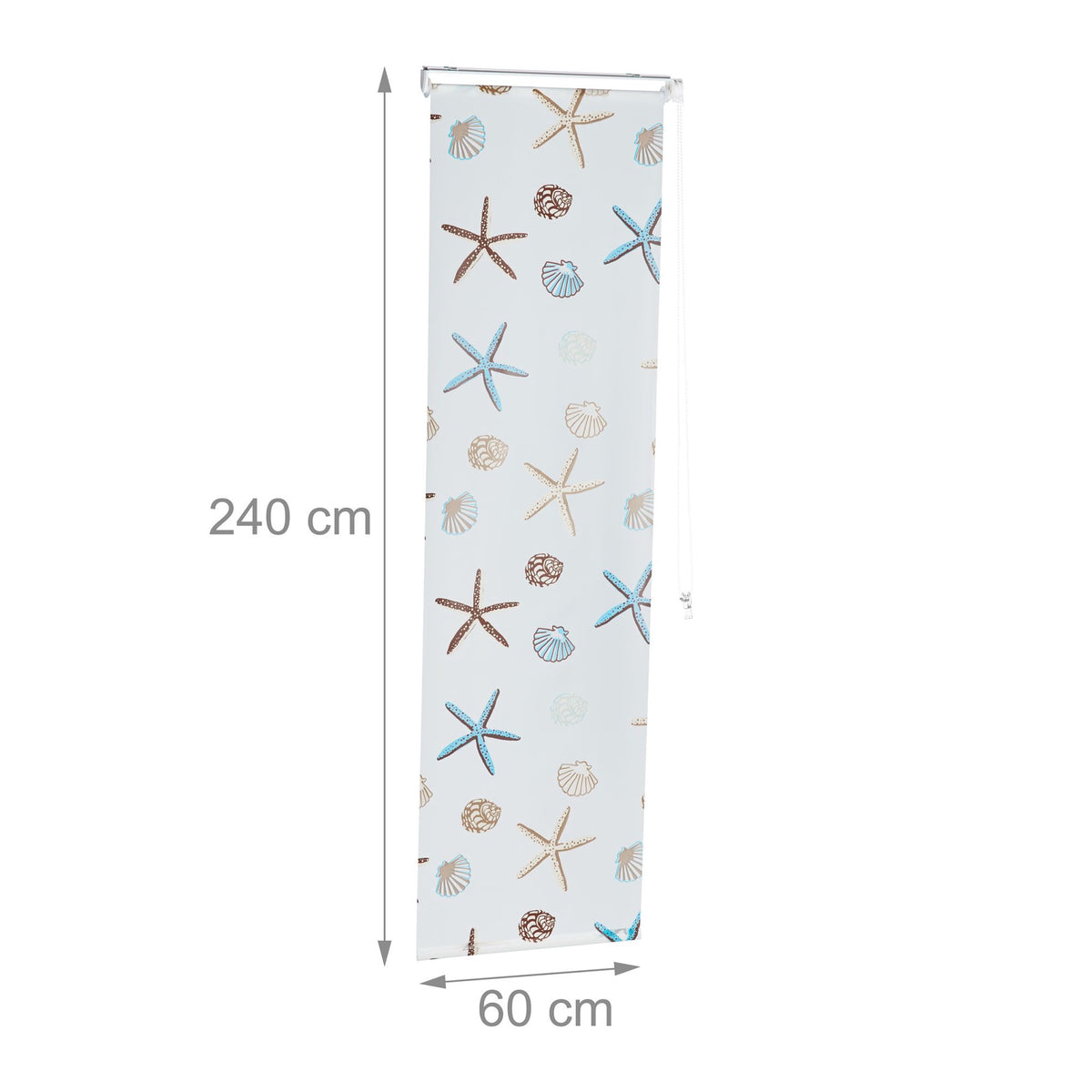 Roller blind for shower OCEAN