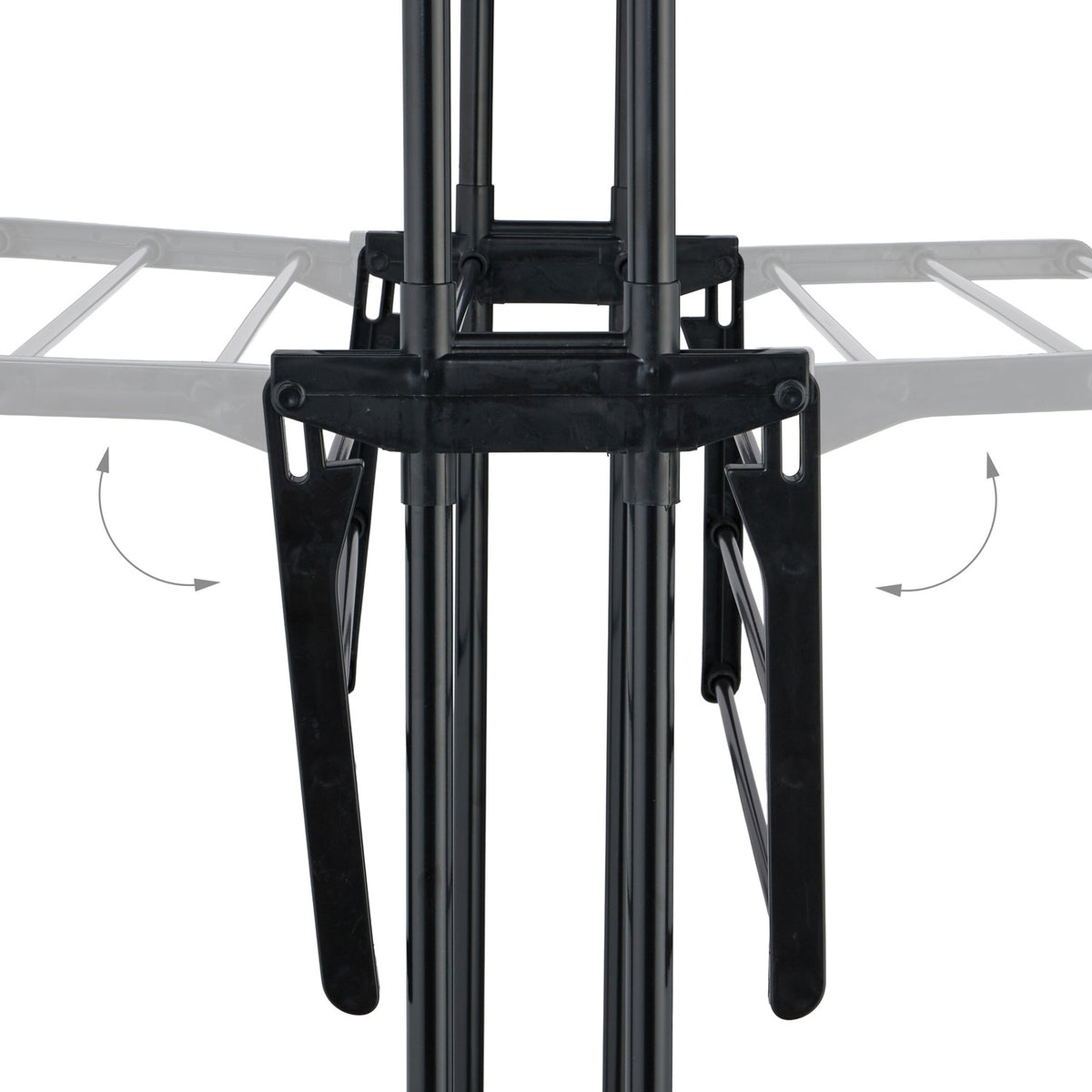 Rolling Laundry Drying Rack with Foldable Wings