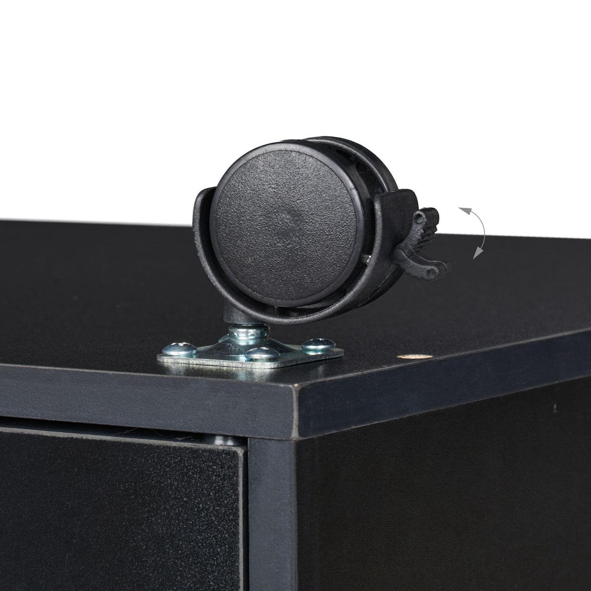 Rolling case with 3 compartments