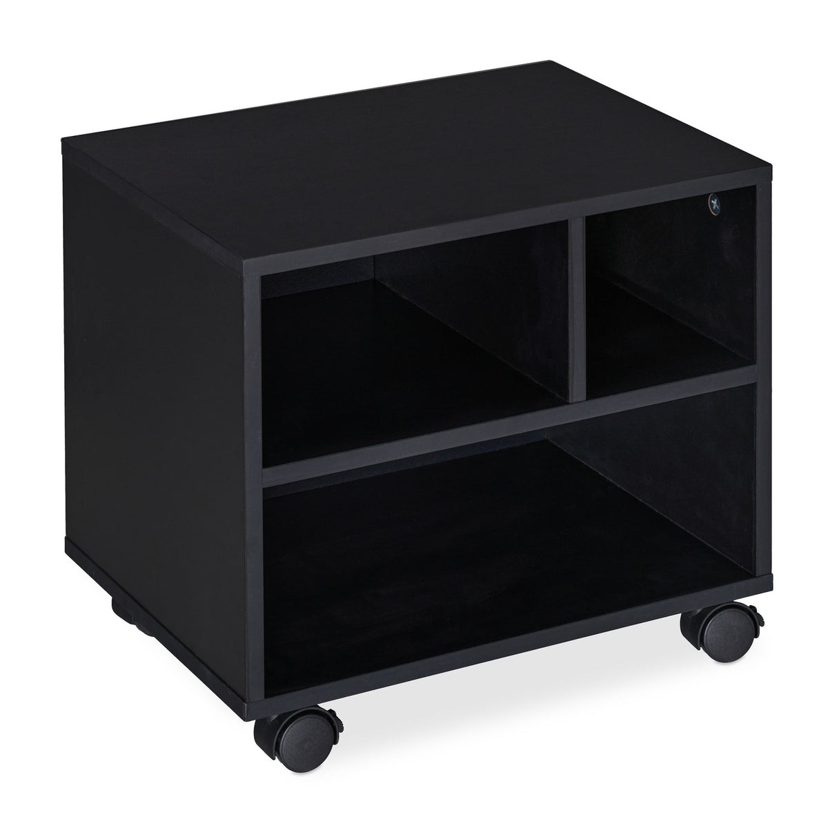 Rolling case with 3 compartments