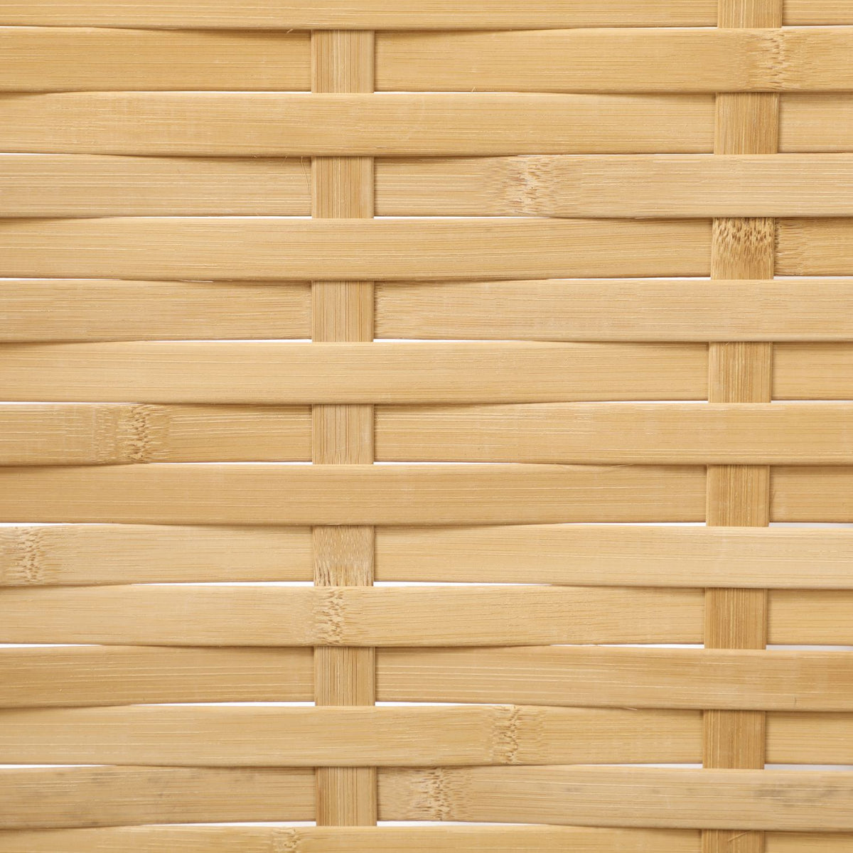 Room divider screen, 3-part, foldable privacy screen made of bamboo, 120x170cm, for living room or bedroom, natural